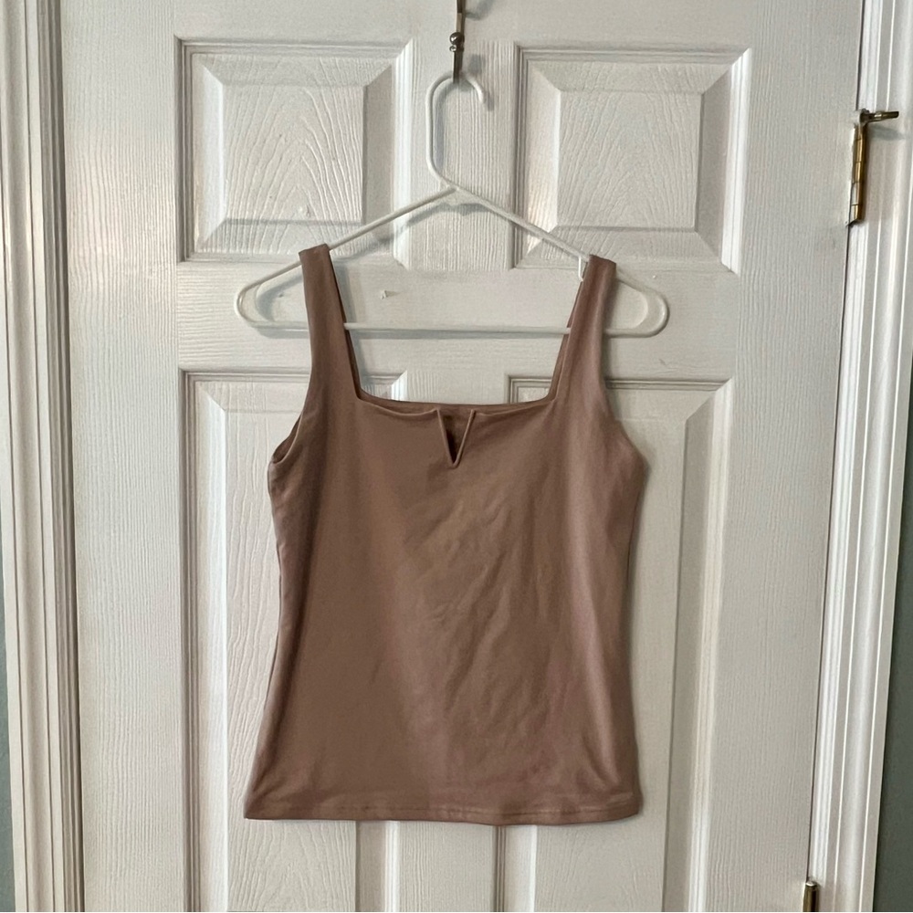 Women's Brownish/Pink Tank Top Size Medium